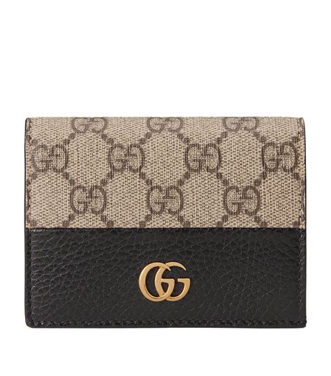 gucci crystal coated gg wallet|Gucci marmont wallet small.